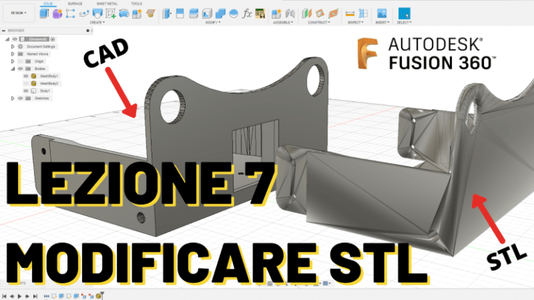 Come modificare file STL con Fusion 360 - Help3D