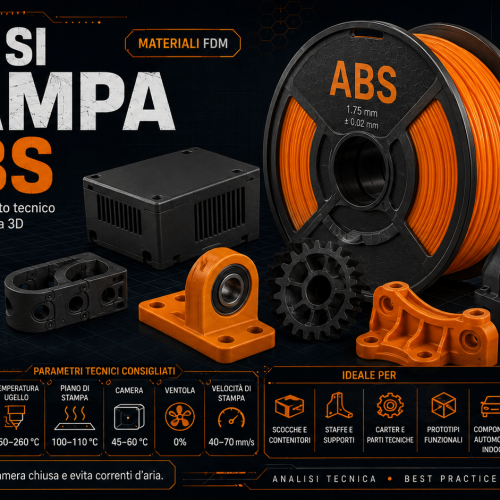 Come si stampa l’ABS – La Bibbia dei materiali per la Stampa 3D