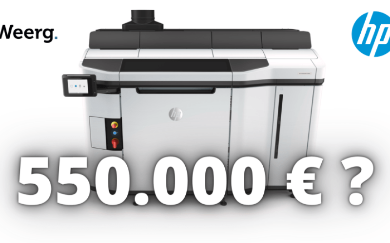 Come funziona una Stampante 3D professionale HP Multi Jet Fusion 5210 ? Scopriamolo con Weerg