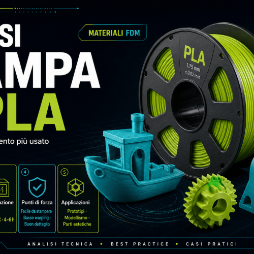 Come si stampa il PLA – La Bibbia dei materiali per la Stampa 3D