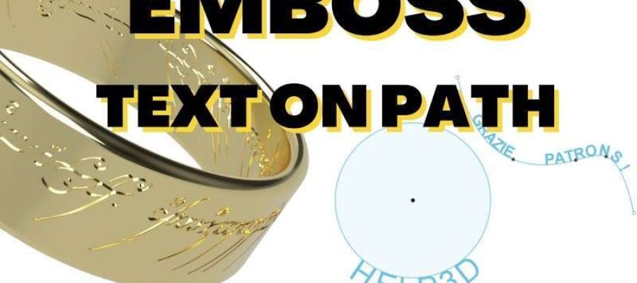 Novità Fusion 360 – Testi 3D e 2D con Emboss e Text on Path