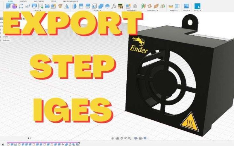 Fusion 360 FREE limitato ? Ecco come esportare ancora STEP e IGES
