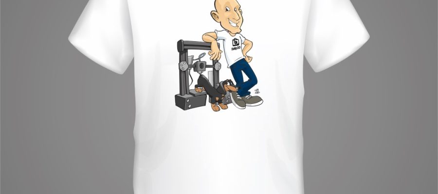 Sono arrivate le magliette Help3D