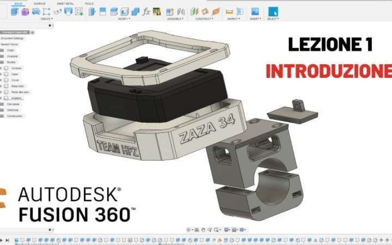 Corso Fusion 360 – Lezione 1 – E’ gratuito ? Come si installa ?