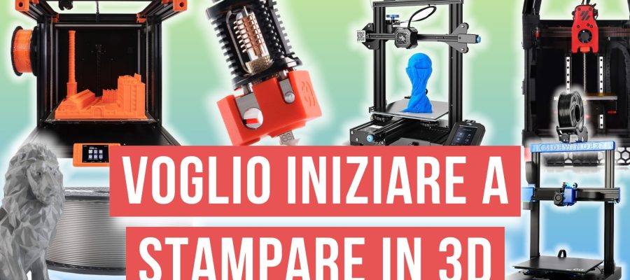 Voglio iniziare a stampare in 3D, cosa devo fare ? Lez. 1/9