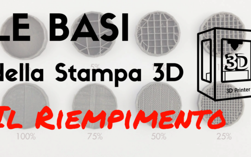 Le basi della Stampa 3D – Il riempimento/infill