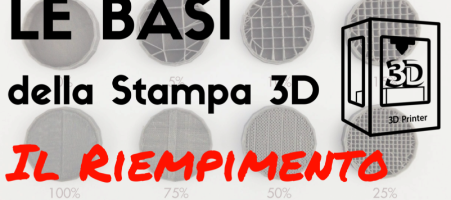Le basi della Stampa 3D – Il riempimento/infill